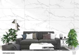 Azulejos de Porcelana con Superficie Adhesiva de Diseño Elegante, Formato Grande 600X1200, para Interiores Comerciales - Product Image 4