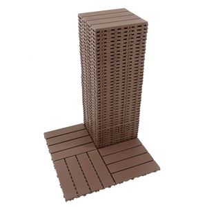Set di 44 Piastrelle Incastrabili in Plastica 30x30 cm, Impermeabili per Pavimentazione Esterna, Adatte a Tutte le Condizioni Atmosferiche - Product Image 6