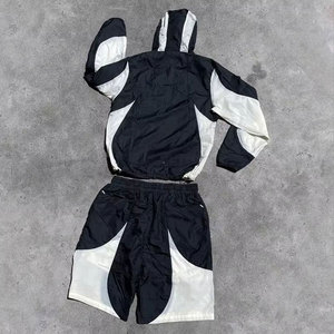 Conjunto de 2 Piezas de Chaqueta Cortavientos y Pantalones Cortos para Mujer, Ropa Deportiva de Nailon, Resistente al Viento, Venta al Por Mayor, Alta Calidad - Product Image 2