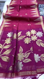 Conjunto Floral Morado Indio-Pakistaní, Vestido Tradicional Bordado con Borde Dorado y Borlas, Traje para Festivales - Product Image 4