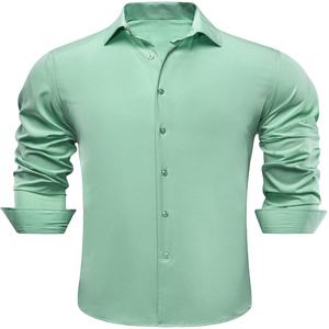 Chemise formelle à manches longues en coton 100% de qualité supérieure, col boutonné, écologique, vente en gros, qualité fraîche, pour hommes - Product Image 5