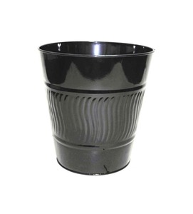 Designer Black <b>Rustic</b> Iron Waste Bin for Luxury Modern Home and <b>Office</b> Interiors - Product Image 3