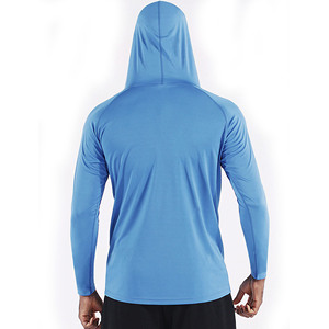 Sudadera de Pesca Duradera para Hombre con Máscara Facial, Protección Solar UV, Manga Larga, Secado Rápido, Camisa de Senderismo de Alto Rendimiento, Sudadera con Capucha y Polaina - Product Image 2