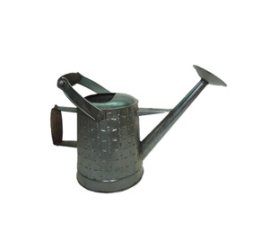 Arrosoir en métal rustique pour la décoration du jardin et l'arrosage des plantes et des fleurs - Product Image 1