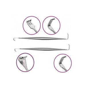 Hosanna Crochet nasal double chirurgical aiguisé 80 mm, rétracteur chirurgical médical en acier inoxydable Kilner, ensemble d'instruments certifié CE - Product Image 5