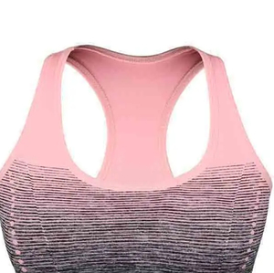 Women Sports <b>Bra</b> Fitness Front Adjustable Straps Yoga Wear Breathable Wireless Support High <b>Stretch</b> Activewear Top - Product Image 4