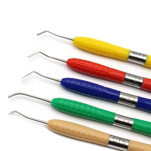 5pcs/set Dental Resin Spatula Kit <b>Silicone</b> Handle Composite Resin Filling Spatula dental Aesthetic Restoration Kit <b>Tools</b> - Product Image 6
