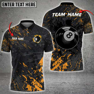 Camiseta Sublimada Transpirable MARKAKRALI con Diseño Personalizable de Bolas de Billar y Calaveras - Product Image 3