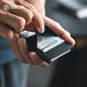 Porte-Cartes TILONSTAR TC123 de Grande Capacité avec Protection RFID, Étui Portefeuille Rigide en Aluminium à Éjection Automatique pour Cartes de Crédit - Product Image 5