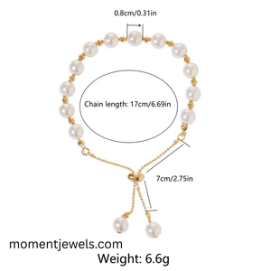 KC Golden Plated Geometric <b>Beaded</b> <b>Bracelet</b> for Women Fashion Resin Pendant Charm <b>Bracelet</b> Iron Ball Chain - Product Image 1
