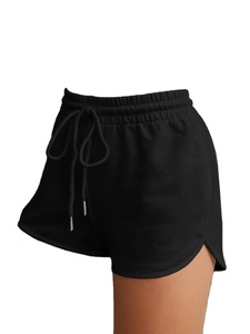 Pantalones cortos de mujer de diseño personalizado con logotipo bordado para mujer, pantalones cortos ajustados para correr, pantalones cortos de entrenamiento sólidos para mujer - Product Image 5