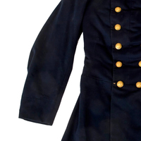 Manteau long de style uniforme américain de l'époque victorienne, reproduction d'un modèle américain ancien pour hommes