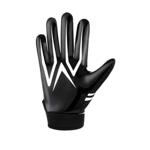 Gants de football américain haut de gamme avec dos en maille respirante, ajustement sécurisé du poignet, marque privée, approvisionnement OEM pour les marques sportives - Product Image 6