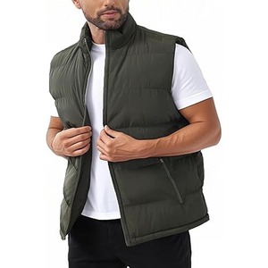 Veste d'hiver matelassée personnalisée pour homme, col montant, vêtements d'extérieur décontractés, manteaux de haute qualité, veste rembourrée pour homme - Product Image 2