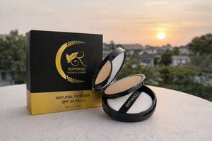 Éponge de maquillage ronde épaisse et lavable Noppakao pour l'application du fond de teint - Product Image 6