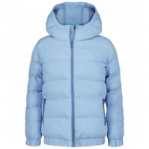 High Demanded Winter Thick Warm Down Puffer Jackets Hooded Zipper Long Sleeve Unisex Coats Fashionable Loose Fit Cotton Apparel - Product Image 1