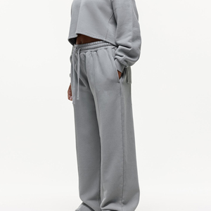 Pantalones Deportivos de Invierno para Mujer, con Cordón Ajustable, Cintura Elástica, Forro Polar Suave y Cálido, con Bolsillos - Product Image 3