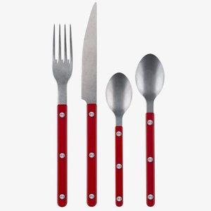 Juego de Cubiertos Clásicos de Acero Inoxidable con Acabado Espejo, Aptos para Lavavajillas, Diseño de Mango Trenzado para Bodas y Restaurantes de Hotel - Product Image 3