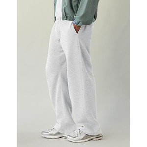 Pantalones de Seersucker con Textura Arrugada, Cintura con Cordón Ajustable, Bolsillos Laterales, Corte Holgado y Ligero para Hombre - Product Image 4