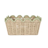 Paniers de rangement festonnés Hot Set les plus vendus, Design personnalisé Nouvelle tendance Nouvelle couleur, Super bon marché