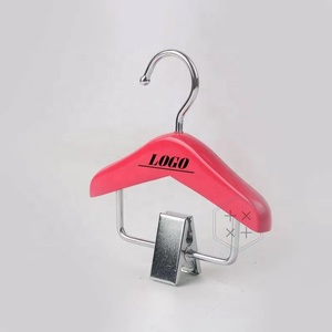 Clothing Hangers With <b>Clip</b> Stainless Steel <b>Hook</b> Non Slip For Closet Organizer 4 Pack Simple Design - Product Image 2