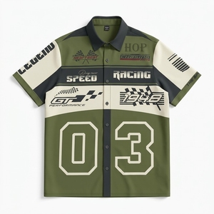 Camisetas personalizadas F1 para boxeo de autos, uniformes de equipo impresos, camisetas transpirables para mecánicos, para motociclismo y carreras de autos, camisetas de carreras al por mayor - Product Image 2