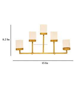 Porte-bougie en aluminium moulé artisanal moderne, couleur et taille personnalisables pour la maison, les restaurants, décoration de Noël - Meilleurs prix - Product Image 6