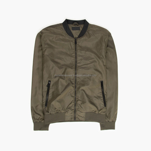 Men's Spring Sportswear Bomber <b>Jacket</b> Slim Fit Lightweight Nylon Windbreaker Full Zipper Custom Logo Varsity Pilot Style <b>Jacket</b> - Product Image 6