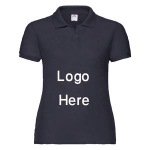 Servicio OEM Nueva llegada de las mujeres 100% de algodón Casual para Polo de manga corta sólida Slim Fit Diseño de alta calidad de verano Top - Product Image 1