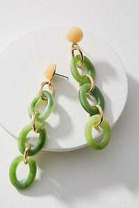 Boucles d'oreilles créoles tendance en résine acrylique motif léopard pour femme, bijoux géométriques circulaires pour fêtes et mariages - Vente en gros - Product Image 6