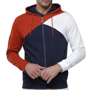 Sudaderas con Capucha y Cierre de Cremallera de Alta Calidad, Personalizadas, Casuales, Tejidas, Lisas, Teñidas, 100% Algodón, Gruesas, de Corte Holgado para Hombre - Product Image 6