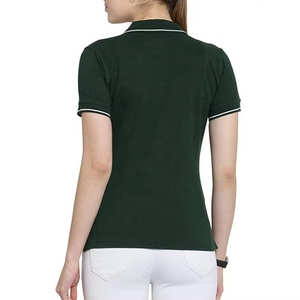 Camisetas Polo de Secado Rápido y Transpirables para Mujer, Corte Ajustado, Precio al por Mayor, Color Sólido, Manga Corta - Product Image 6