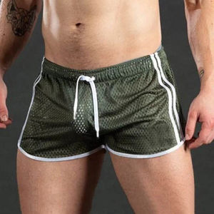 Pantalones cortos deportivos transpirables para hombre, pantalones cortos de malla de secado rápido para entrenamiento, fitness, gimnasio, natación, playa, pantalones informales ligeros para hacer deporte - Product Image 6