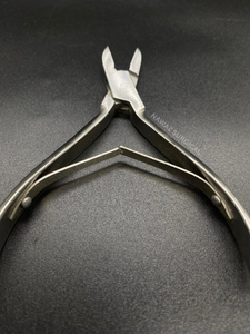 Coupe-ongles en acier inoxydable de 12 cm avec double ressort, lame droite, coupe-cuticules pour manucure et pédicure, instruments de podologie - Product Image 4