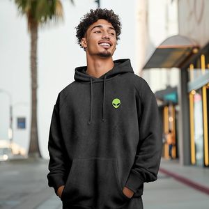 Embroidery Washed Sweatsuit <b>Set</b> Hoodie Jogger Soft Fleece Relaxed Fit Lounge Mens - Product Image 4