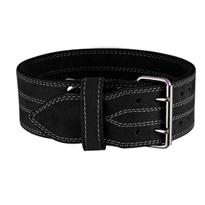 Ceinture de musculation unisexe en cuir de vachette personnalisée pour la musculation - Respirante, robuste, réglable, protection - Product Image 6