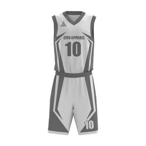 Hot Selling Custom Team Name Basketball Uniforms 100% Polyester Quick Dry Moisture Wicking Breathable Sleeveless Unisex Adults - Product Image 2