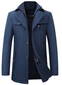 Custom Latest Design High Quality <b>Men</b> <b>Long</b> Trench Overcoat Winter <b>Coat</b> Custom Made Latest Fashion Man <b>Long</b> <b>Coat</b> - Product Image 3