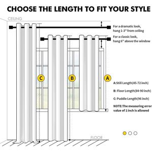 Tende Oscuranti Termoisolanti Lilla da 63 Pollici per Camera da Letto e Soggiorno, 2 Pannelli con Occhielli, Tende Oscuranti Solide - Product Image 2