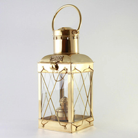 Lanterne marine ancienne en laiton faite à la main, design moderne, lampe à pétrole pour décoration intérieure, cadeau de Noël