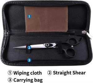 Tijeras de Peluquería Profesionales de Nuevo Estilo, Tijeras de Entresacar para Salón de Belleza, Mango de Plástico, para Diestros - Product Image 6
