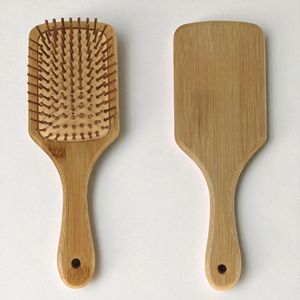 Wooden Bamboo Paddle Hair <b>Brush</b> Scalp Massage Hair <b>Brush</b> for Women Men Suitable for All Hair Types OEM ODM - Product Image 4