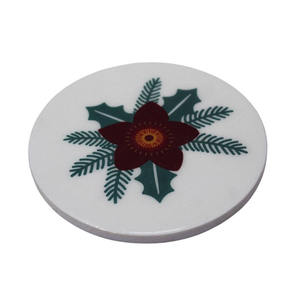Oval <b>White</b> Marble <b>Coaster</b> With Gold Inlay Modern Table Mat Stone Pad Handmade Eco-Friendly Reusable Table Top <b>Coaster</b> Set - Product Image 5