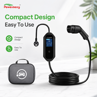 Chargeur EV portable 3,5 kW 16A Type 2 monophasé 230Vac 50Hz IP67 avec câble de 5 m pour applications de charge domestique et de garage en Europe