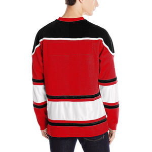 Camiseta de Rugby Personalizada para Hombre, Manga Larga, a Rayas, de Algodón, Transpirable, Tejida - Product Image 6