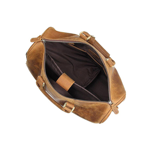 Custom Leather <b>Duffel</b> <b>Bag</b> Large Capacity Travel Weekender Overnight <b>Bag</b> OEM Supplier - Product Image 5