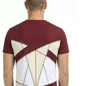 เสื้อยืดผู้ชายคุณภาพสูง ผ้าฝ้าย 100% ถักทอเนื้อผ้าเรียบ สีสันปรับแต่งได้ ระบายอากาศได้ดี น้ำหนักเบา สวมใส่สบาย - Product Image 5