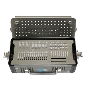 Premium Manual Orthopedic Bone Fracture Repair Instrument Set with <b>Locking</b> Plates and Multi Tier Sterilization Container <b>Box</b> - Product Image 2