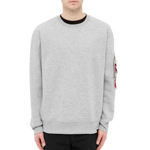 เสื้อสเวตเชิ้ตสไตล์อังกฤษสำหรับผู้ชาย ผ้าคอตตอนผสมคุณภาพพรีเมียม คอกลม สวมหัว แฟชั่นสตรีทแวร์สไตล์อังกฤษ เสื้อลำลอง - Product Image 5