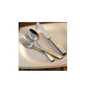 Multi-Purpose Stainless Steel <b>Flatware</b> Set Modern Design Dishwasher Safe Lightweight for Home Hotel Catering Outdoor Dining - Product Image 6